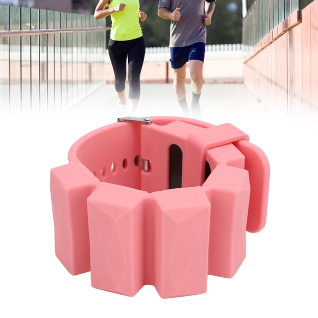 Bracelet de Cheville en Silicone Ajustable pour la Course Extérieure et l'Entraînement de Mise en Forme