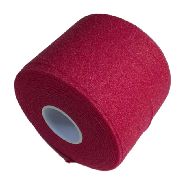 braveheart Coussin d'Adhérence de Badminton Enveloppe 22 Yards Ruban PU Film de Tennis Adhérence Dos de Raquette Rouge Rouge