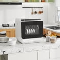 thumbnail image 2 of HOMCOM Countertop Dishwasher,  Dishwasher with Built-in 6L Water Tank White, 2 of 10