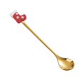 thumbnail image 1 of Birdeem Stainless Steel Christmas Spoon Gift Dessert Spoon Christmas Pendant Spoon Tableware, 1 of 1