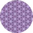 thumbnail image 1 of Ahgly Company Tapis d'Intérieur Lavable en Machine Carré Transitionnel Violet Violet Violet, 3 Pieds Carré, 1 of 7