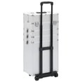 thumbnail image 3 of vidaXL Make-up Trolley Aluminium Silver, 3 of 5