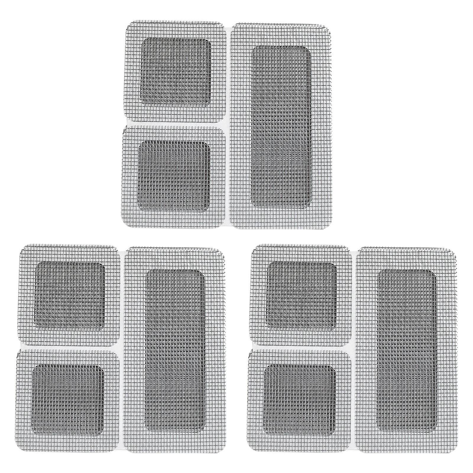 Yhmxh Ruban de Réparation Anti-Insectes pour Moustiquaire de Porte et Fenêtre, Patch Adhésif pour Moustiquaire de Porte et Fenêtre, Ruban de Réparation d'Écran, Autocollant de Réparation d'Écran