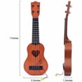 thumbnail image 2 of TIELUTT Children's Imitation Guitar Playable Enlightenment Musical Instrument Blow Horns for Football Games Antique Musical Instruments compatible with Motor for Toddlers 1-3 for Adults Shoe Tambouri, 2 of 7