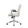 thumbnail image 3 of Boss Office Chair in White with Chrome Arms, 3 of 4