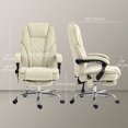thumbnail image 3 of Vinsetto Chaise de Bureau de Massage, Chaise de Jeu Inclinable, Beige, 3 of 10