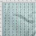 thumbnail image 4 of oneOone Georgette Viscose Dusty Teal Green Fabric Block Craft Projects Decor Fabric Printed By The Yard 42 Inch Wide, 4 of 5