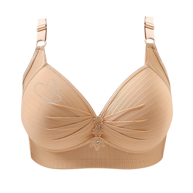 Yuyuzo Plus Size Bras for Women No Underwire Full Coverage High Support Full Coverage Everyday Bras