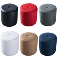 thumbnail image 4 of Pilaster Designs - Round Ottoman Stool (Brown Microfiber), 4 of 4