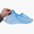 thumbnail image 3 of 100Pcs Disposable Plastic Shoe Cover Pe Shoe Cover Durable Noiseless Shoe Booties Covers For Home Furniture Protection, 3 of 6