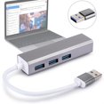 thumbnail image 1 of HUB, USB3.0 HUB, Alliage d'Aluminium Durable pour Clavier Souris Flash Drive Camera, 1 of 8