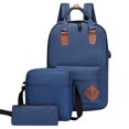 thumbnail image 1 of Birdeem Backpack Travel Backpack Laptop Bag Laptop Backpack Backpack Three Piece Set, Large Capacity Usb Student Backpack, Suitable for School and Outdoor Travel, Computer Bag for Men and Women With, 1 of 1