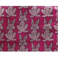 thumbnail image 4 of oneOone Georgette Viscose Fabric Rabbit Block Printed Fabric 1 Yard 42 Inch Wide, 4 of 4