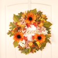 thumbnail image 2 of Couronne de Citrouille Artificielle de Porte d'Entrée pour la Maison, 2 of 9