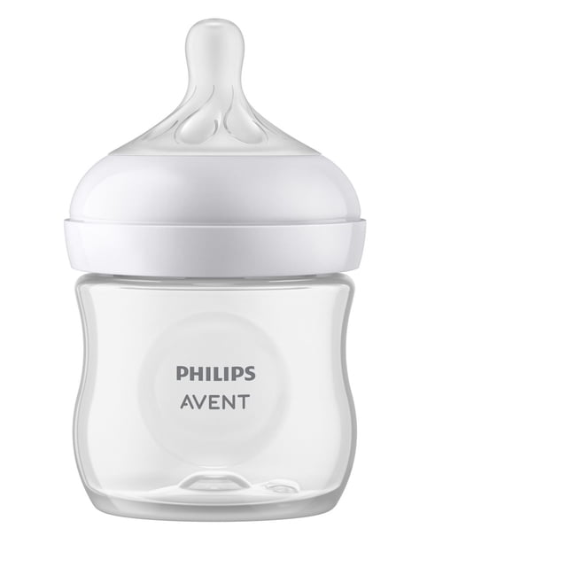 Philips Avent Bouteille naturelle pour bébé avec mamelon de réponse naturelle, clair, 4oz Bouteille SCY900/01