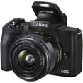thumbnail image 2 of Canon EOS M50 Mark II + EF-M 15-45mm is STM Kit Black, 2 of 6