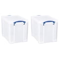 thumbnail image 1 of Really Useful Box Contenant de Rangement 19 L avec Couvercle et Poignées à Loquet à Pince (Lot de 2), 1 of 9