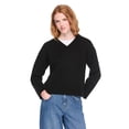 thumbnail image 1 of George Women's V-Neck Sweater, 1 of 6