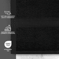thumbnail image 4 of Mainstays Basics Solid Bath Towel, Soft & Durable, 100% Cotton, Black, 4 of 7
