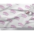 thumbnail image 2 of Soimoi Polyester Crepe Fabric Tree Block Printed Craft Fabric by The Yard 42 Inch Wide, 2 of 3
