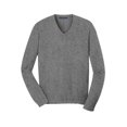 thumbnail image 1 of Port Authority Chandail Col en V - Gris Chiné Moyen - Grand, 1 of 1