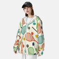 thumbnail image 3 of Lsque Racket and Tennis Ball Pattern UPF 50+ Lightweight Sun Protection Men's Women's Long Sleeve Shirt, Hoodie Performance -XX-Large, 3 of 7
