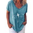 thumbnail image 1 of Birdeem T-Shirt à Manches Courtes Imprimé pour Femmes, 1 of 1