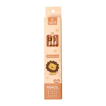 EGNMCR Pens 10 Pcs Cute Pencils For Elementary School Students Children's Pencils With Erasers Cute pencil