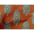 thumbnail image 4 of oneOone Cotton Poplin Fabric Leaves & Floral Block Print Sewing Fabric BTY 56 Inch Wide, 4 of 4