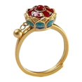 thumbnail image 1 of TopLLC Rings Thai Couple Male And Female Six-character Mantra Transfer Agate A ring, 1 of 4