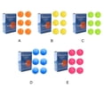 thumbnail image 2 of Maoww 6 Pieces/Set Professional Pickleball Replacement 40 Holes Reusable Training Pickle Balls Assorted Kit Birthday Gift Orange, 2 of 9