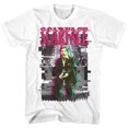 thumbnail image 1 of Scarface Glitch White Adult T-Shirt, 1 of 2