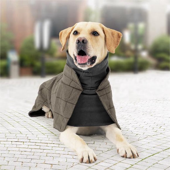 SIfdSeng Dog Clothes for Small Dogs Boy Chihuahua Pet Clothes British Gentleman Style Winter Pet Cotton Coat Thickened Warm and Soft Winter Pet Clothes for Cats and Dogs Boy Dog Clothes