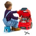 thumbnail image 1 of VEVOR Ensemble de Réparation de Voiture de Mécanicien pour Enfants avec Pièces Amovibles Rouge, 1 of 9