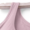 thumbnail image 3 of UPPADA Débardeurs pour Femmes en Modal Rembourré avec Soutien-Gorge Intégré, Col Rond, Camisole Sans Manches avec Soutien-Gorge Sans Armatures, Chandails Ajustés Décontractés, T-Shirt, Grande Taille, Hauts Confortables, Débardeur pour Femmes Grande Taille Rose, G, 3 of 7