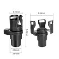 thumbnail image 2 of Support de Rangement Rotatif, Porte-Gobelet Monté sur Voiture, Console Centrale Rotative Multifonctionnelle, Boisson, Deux Pièces, Support Double Couche pour Rangement, 2 of 8