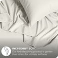 thumbnail image 2 of Ivy Union Microfiber Sheet Set - 3-Pieces - Breathable - Deep Pocket, Twin XL, Cream, 2 of 6