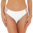 thumbnail image 1 of B91xZ Women's High Waist Swim Bottom Tummy Control Swimsuit Bottoms Ruched Full Coverage Swim Bottom High Rise,White S, 1 of 4