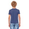 thumbnail image 2 of Bella Canvas Jersey Short-Sleeve Tee 3001Y, S, Heather Navy, 2 of 3