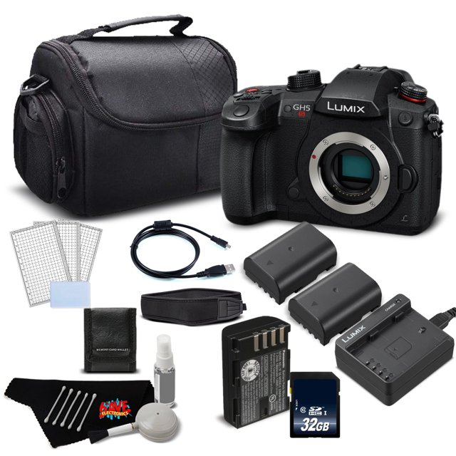 Panasonic Lumix DC-GH5S Mirrorless Micro Four Thirds Digital Camera DC-GH5S - Gold level Bundle