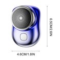 thumbnail image 3 of Bilqis Deals Electric Shaver For Men,Mini-Shave Portable Electric Shaver Pocket Size Portable Shaver Wet And Dry Mens USB Rechargeable Shaver Charging With 1pc Cutter Head, 3 of 9