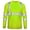 c002Green, variant on LNWUY Men's Safety Shirt High Visibility Reflective Construction Work Shirts Workwear Long Sleeve Round Neck T-shirt Orange L