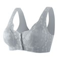 thumbnail image 1 of 2025 Bra for Women Comfortable Wireless Bras for Women Support Convenient Front Close Button Running Sports Bras for Older Women Compressionfor Women No, 1 of 5
