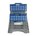 thumbnail image 1 of Homeworks 2-Pack Folding Step Stools, 11 in Plastic Stools with Carry Handle and Non-Slip Surface, 1 of 5