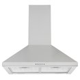 thumbnail image 3 of Ancona 24 in. Convertible Wall Pyramid Range Hood in Stainless Steel, 3 of 6