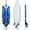 Blanc, variante sur Gymax Planche de Surf 6 Pieds avec 3 Palmes Amovibles Laisse de Sécurité Jaune