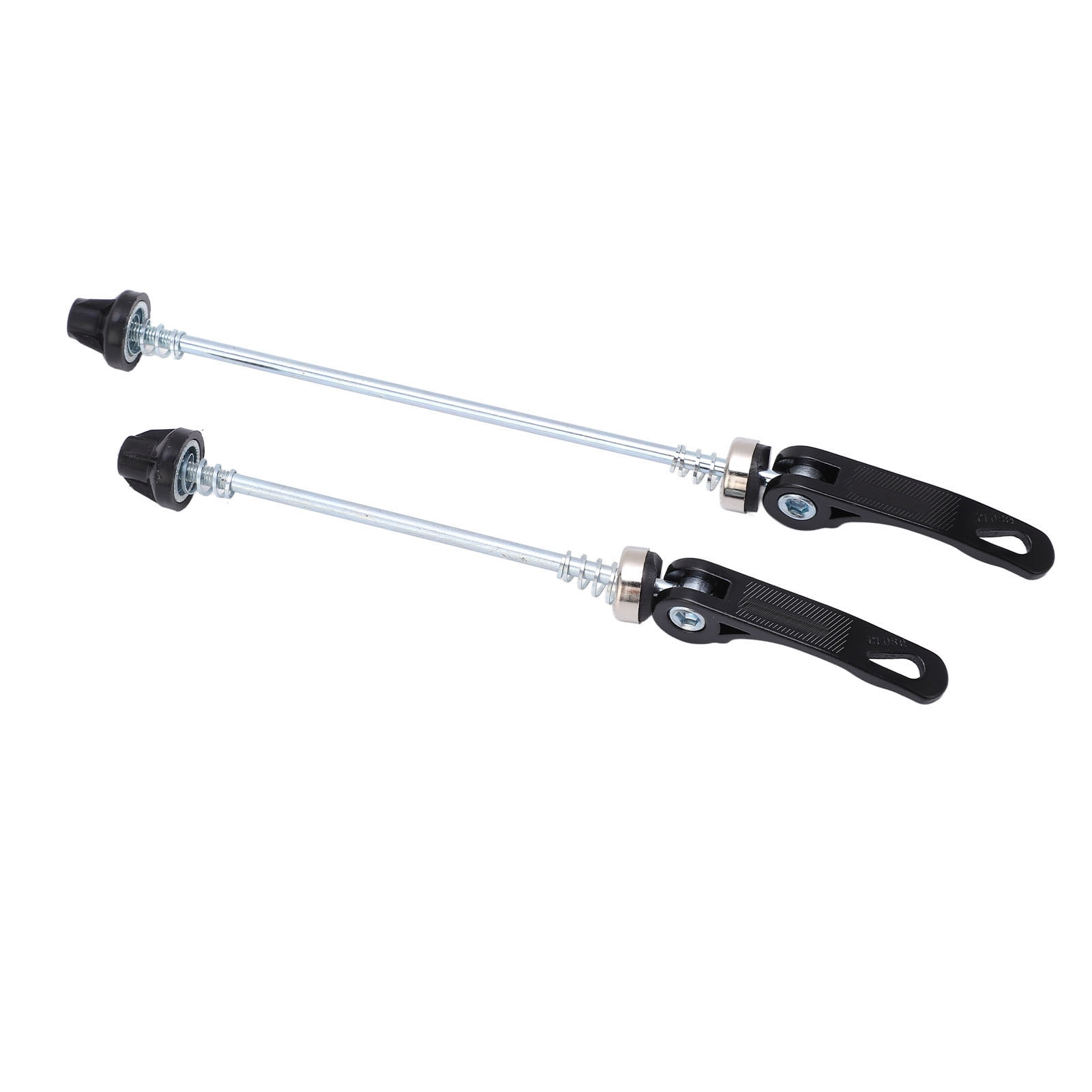 1 Pair Quick Release Bicycle Skewer Bike Wheel Hub Front and Rear Skewers Cycling ToolsBlack