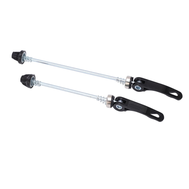 1 Pair Quick Release Bicycle Skewer Bike Wheel Hub Front and Rear Skewers Cycling ToolsBlack