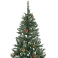 thumbnail image 4 of vidaXL Artificial Pre-lit Christmas Tree with Pine Cones 180 cm, 4 of 4