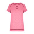 thumbnail image 4 of Timegard Womens Tops Casual Loose Comfy Crew Neck Short Sleeve Side Split Tops Tee Summer Fashion, 4 of 6